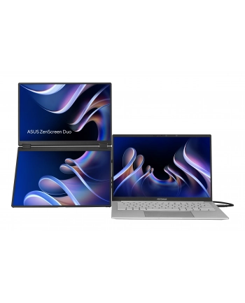 ASUS ZenScreen Duo MB14FCD 360 Foldable Portable Monitors Dual 14inch 16:10 1920x1200 FHD IPS panel power passthrough Dual USB TypeC nr 2