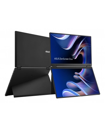 ASUS ZenScreen Duo MB14FCD 360 Foldable Portable Monitors Dual 14inch 16:10 1920x1200 FHD IPS panel power passthrough Dual USB TypeC nr 1
