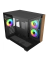 Cooler Master Elite 481 Wood 270° Seamless Glass mATX (E481KHNNS00) - nr 2