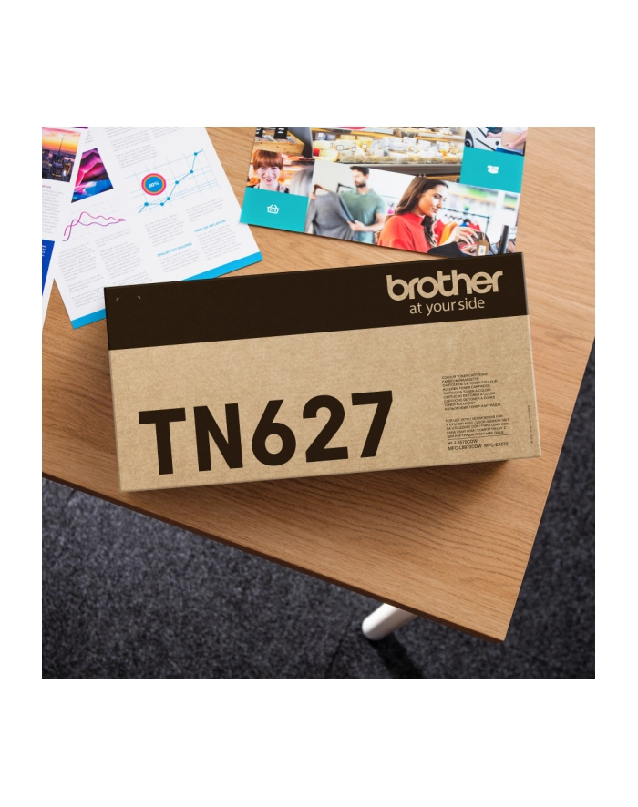 BROTHER TN-627C UHY Cyan Toner Cartridge 10K główny