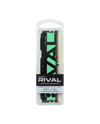 goodram Pamięć do PC DDR4 Rival Radiant 8GB (1*8)/3200 CL16 zielona nr 2