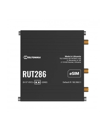 TELTONIKA NETWORKS RUT286 4G/LTE/3G RS232 RS485 GLOBAL POE Industrial Router