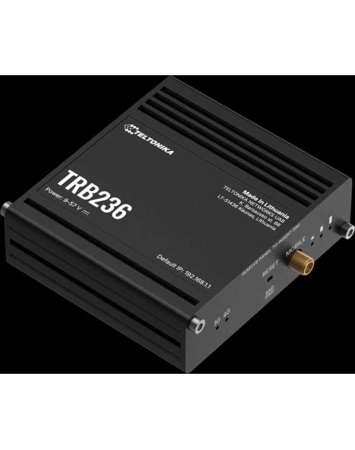 TELTONIKA NETWORKS TRB236 DUAL SIM 5G/4G/LTE 450 RS232 RS485 EMEA Industrial Gateway główny