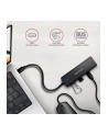 axagon HUB 4-portowy 5gbps 2x USB-A 2x USB-C , USB-C power IN 19cm kabel HUE-C2C - nr 4