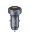 usams Ładowarka samochodowa 45W USB-A USB-C LED Aluminium - nr 1
