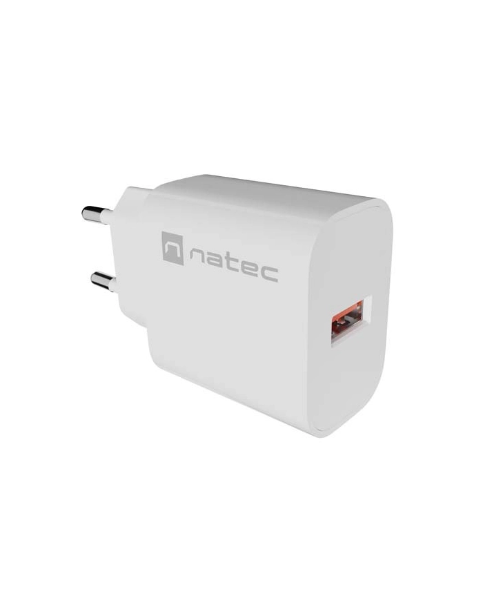 natec Ładowarka sieciowa Ribera 1xUSB-A 18W biała główny