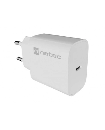 natec Ładowarka sieciowa Ribera 1xUSB-c 20W biała nr 1