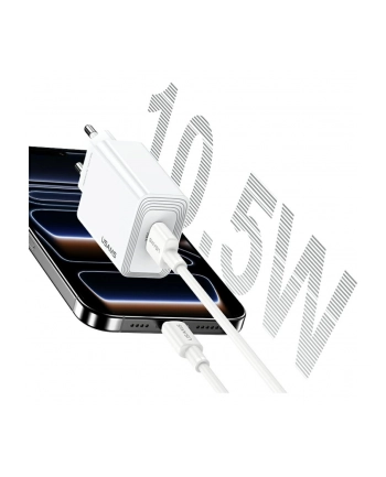 usams Ładowarka sieciowa T69 10,5W 2,1A USB-A biała