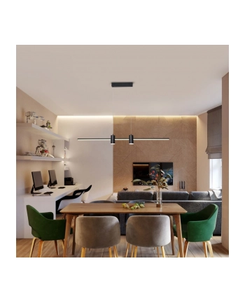 IMMAX Lampa Sufitowa ESTRELAS SMART czarna nr 1