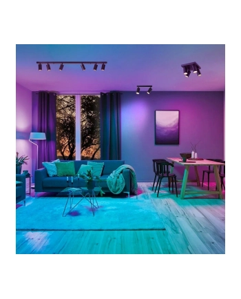 IMMAX Reflektor LED punkt czarny 6-punktowy (1806425) nr 1