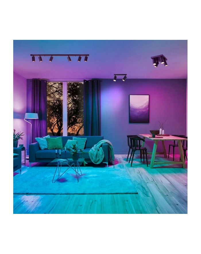 IMMAX Reflektor LED punkt czarny 6-punktowy (1806425) główny