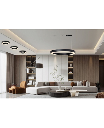 IMMAX Lampa Sufitowa LED 95 cm czarna nr 1