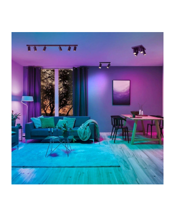 IMMAX Lampa Sufitowa punkt czarna 4-gniazda (1806428) nr 1