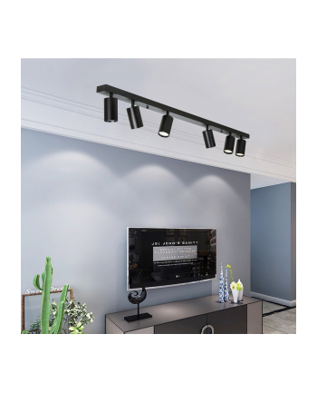 IMMAX Reflektor LED punkt czarny 6-punktowy (1806425) nr 2