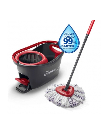 vileda Mop obczerwonyowy TURBO 3w1 Microfibre