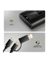axagon EEM2-SD2B Obudowa zewnętrzna aluminiowa bezśrubowa USB-A/C 3.2 Gen2 M.2 NVMe/SATA wyświetlacz LED, czarny - nr 20