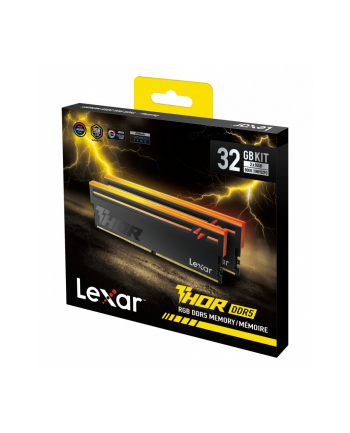 lexar Pamięć do PC DDR5 THOR2.0 32GB(2*16)/6000 CL38 RGB czarna