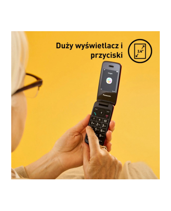 panasonic Telefon komórkowy KX-TU410 EXR 4G czerwony nr 2