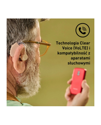 panasonic Telefon komórkowy KX-TU410 EXR 4G czerwony nr 1