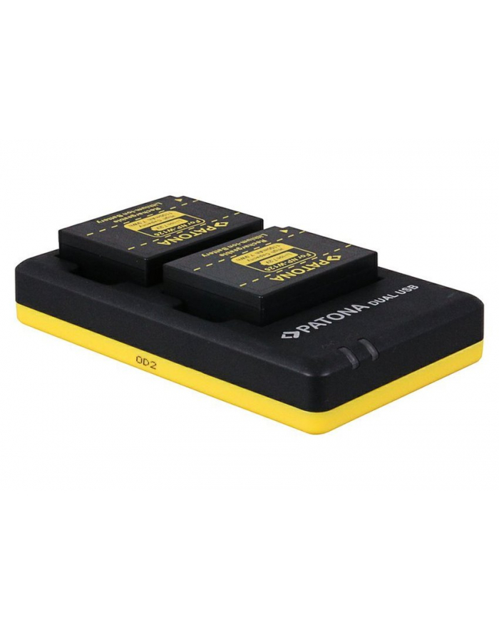 Patona Ładowarka Dual Quick pro Fuji NP-W126 + 2x baterie 1020mAh USB główny