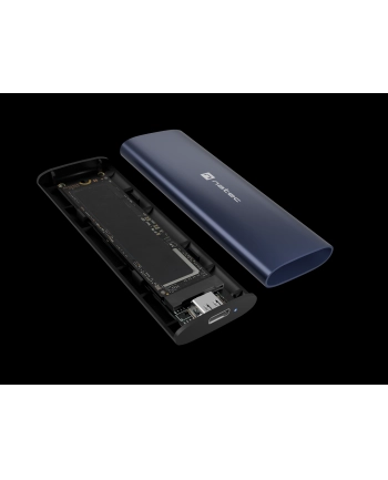 natec Obudowa SSD zewnętrzna RHINO M.2 NVME USB-C 3.2 steel navy nr 2