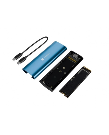 natec Obudowa SSD zewnętrzna RHINO M.2 NVME USB-C 3.2 horizon blue nr 1