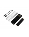 natec Obudowa SSD zewnętrzna RHINO M.2 NVME USB-C 3.2 arctic silver - nr 2