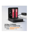 axagon ADSA-M2C22 Stacja dokująca USB4 dla 2x M.2 NVMe SSD z funkcją klonowania dysków bez komputera, z wentylatorem chłodzącym - nr 55