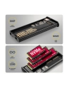 axagon EEM2-SD2B Obudowa zewnętrzna aluminiowa bezśrubowa USB-A/C 3.2 Gen2 M.2 NVMe/SATA wyświetlacz LED, czarny - nr 11