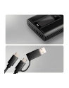 axagon EEM2-SD2B Obudowa zewnętrzna aluminiowa bezśrubowa USB-A/C 3.2 Gen2 M.2 NVMe/SATA wyświetlacz LED, czarny - nr 19