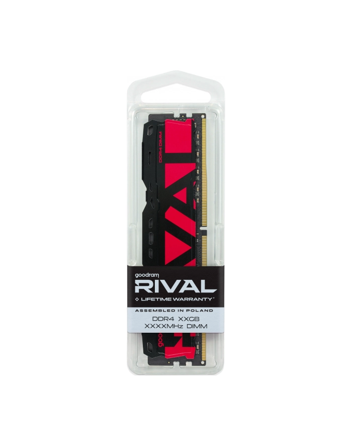 goodram Pamięć DDR4 Rival Radiant 64GB (2*32)/3200 CL18 czerwona główny