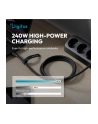 digitus Kabel połączeniowy silikonowy USB-C-USB-C | USB 4 ver.2.0 80Gbps | 8K@60Hz | PD 3.1 240W| 0,5m | czarny - nr 8