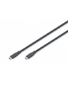 digitus Kabel połączeniowy silikonowy USB-C-USB-C | USB 4 ver.2.0 80Gbps | 8K@60Hz | PD 3.1 240W| 1,0m | czarny - nr 1