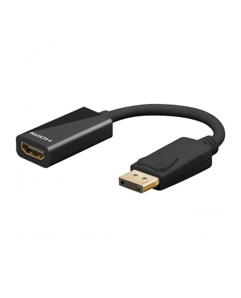 Goobay 75270 Adapter Kablowy 0,1 M Displayport Hdmi Czarny nr 2