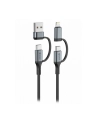 Swissten Kabel Do Ładowania 4W1 1 5M Usb C A I Lightning 60W Czarny - nr 1