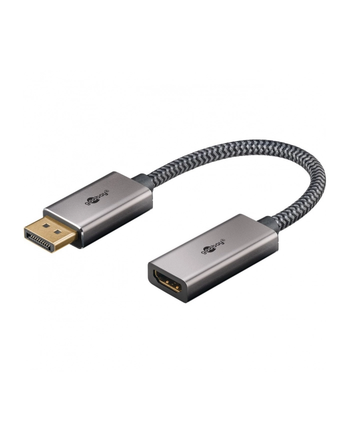 Goobay Kabel przejściowy DisplayPort Hdmi pozłacany 8K 60Hz 0.1m główny