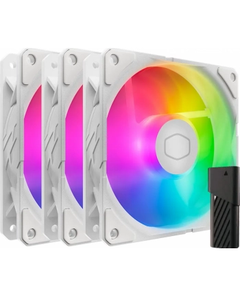 Wentylator komputerowy Cooler Master SickleFlow Edge 120 ARGB White 3-pack (MFXB2DW253P2R2) nr 1