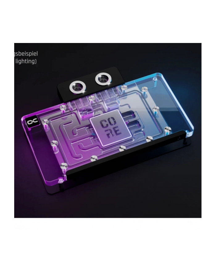 Alphacool Core Geforce RTX 5080/5070Ti GamingPro GPU blok wodny ARGB z tylną płytką akryl (14741) główny
