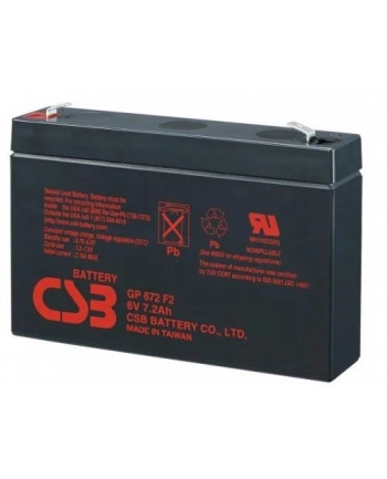 csb Akumulator GP672 F2 6V 7.2Ah nr 1