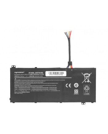 movano Bateria AC14A8L AC15B7L do Acer VN7 Nitro V15 V17 - 4600 mAh (52 Wh)