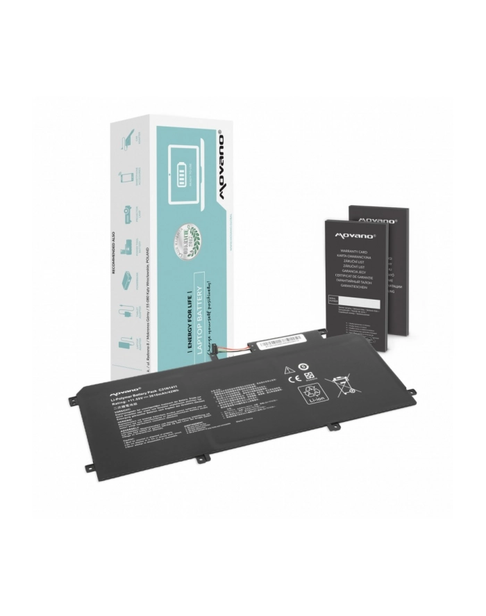 movano Bateria C31N1411 Asus Zenbook UX305 U305F U305FA UX305CA UX305FA - 3610 mAh (42 Wh) główny