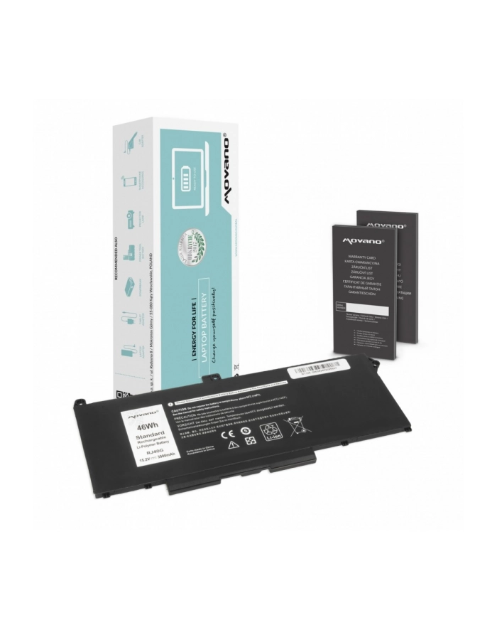 movano Bateria RJ40G Dell Latitude 5520 5420 Precision 3560 - 3000 mAh (46 Wh) główny