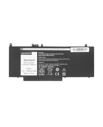 movano Bateria G5M10 WYJC2 8V5GX do Dell E5450 E5550 7.4v - 5800 mAh (43 Wh)