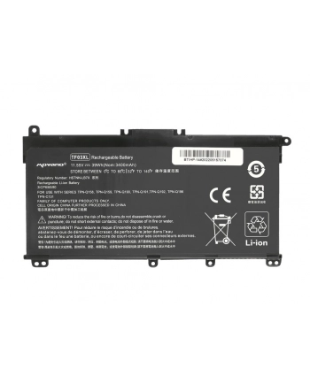 movano Bateria TF03XL do HP Pavilion 14-BF 14-BP 15-CD - 3400 mAh (39 Wh) nr 2