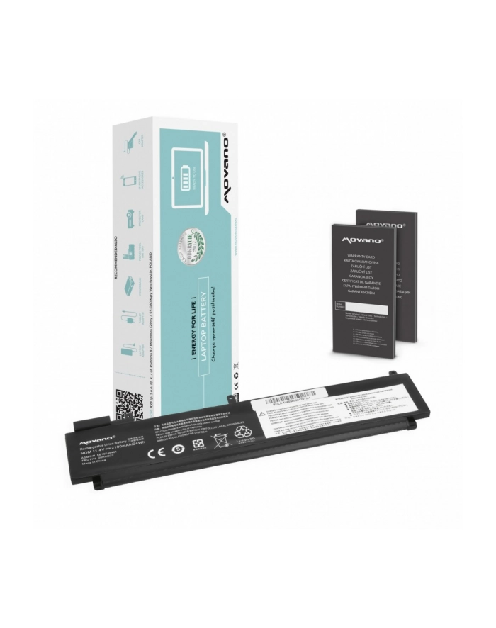 movano Bateria L17L3P71 01AV478 do Lenovo Thinkpad T480s - 4650 mAh (54 Wh) główny