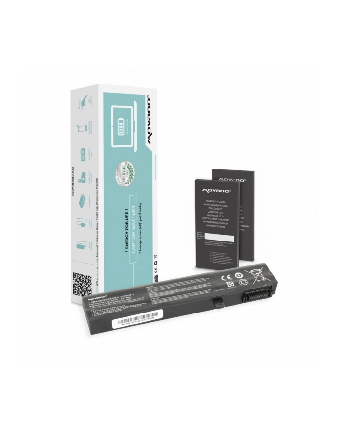 movano Bateria BTY-M6H do MSI CX62 GE62 GE72 GL72 PE70 - 4400 mAh (48 Wh) główny
