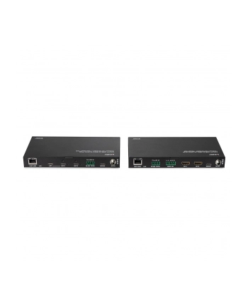 Lindy Przedłużacz 100m Cat.6A z 2 hostami Usb 3.2 Gen 1 i Hdmi 4K60 HDBaseT (L39365)