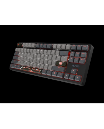 fury Klawiatura Kanabo K6 US RGB magnetyczna czarno-szara