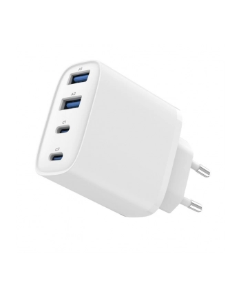 gembird Ładowarka uniwersalna GaN 40W LCD 3xUSB-C 1xUSB-A biała nr 2