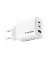 verbatim Ładowarka GaN 65W QC 3.0, 2xUSB-C, 1x USB-A PD 3.0 EU - nr 1